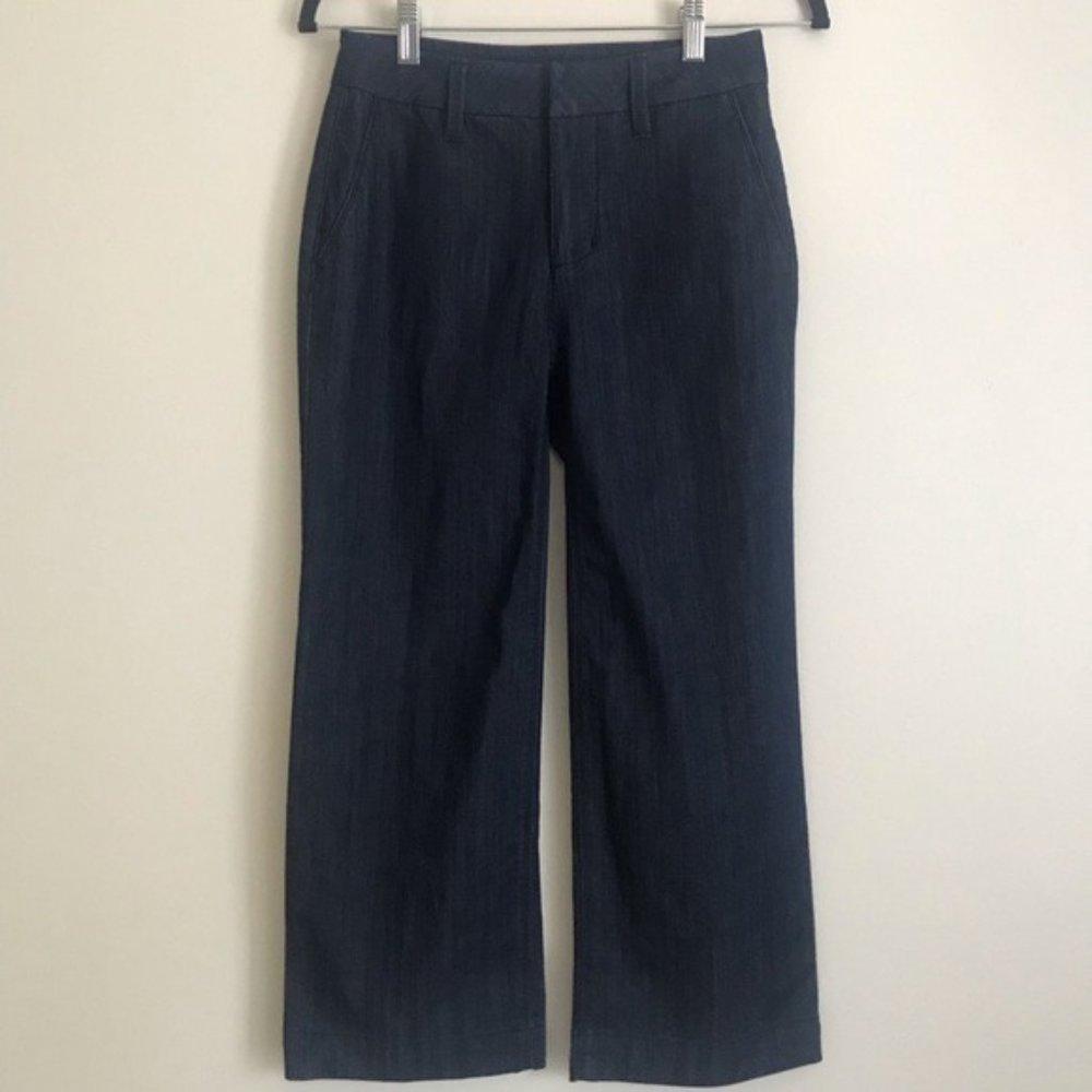 NWT White House Black Market Denim Culotte Trouser